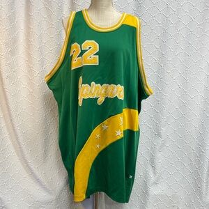 Legendary Game size 56 Vibrant Green Jersey with Yellow Number 22 Baylor College